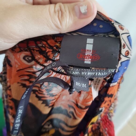 i Jeans by Buffalo Sheer Paisley Floral Blouse - Picture 5 of 5